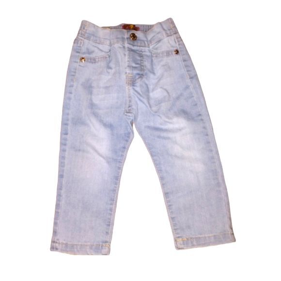 7 For All Mankind Jeans / Old Navy Sweater Toddler Outfit 12-18 Months - Picture 6 of 10